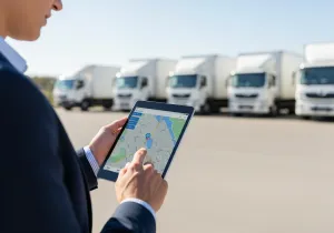 Business Vehicle Tracker Overview illustration