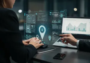 Company GPS Tracking Systems Overview Visual Company GPS Tracking Systems Overview illustration