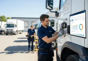 Implementing Company Vehicle Tracking Visual Implementing Company Vehicle Tracking illustration