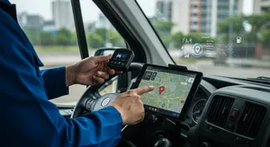 Fleet compliance management system with GPS tracking integration