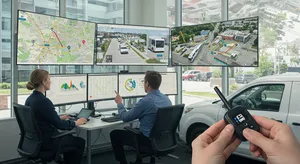 GPS fleet tracking system cost breakdown showing hardware and subscription components