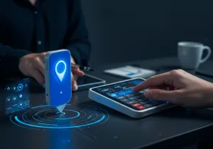 Implementing GPS tracker features Visual Implementing GPS tracker features illustration