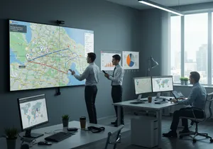 Fleet management dashboard showing critical tracking metrics