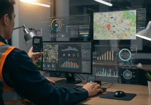 Fleet tracking ROI and implementation metrics dashboard