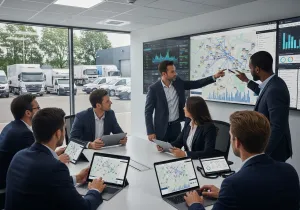 Business Outcomes with GPS Tracker for Business Vehicles illustration