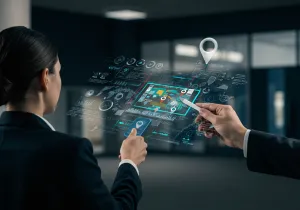 Business Outcomes with GPS trackers for company vehicles Visual Business Outcomes with GPS trackers for company vehicles illustration