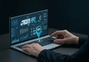 GPS Tracking Business Overview Visual GPS Tracking Business Overview illustration