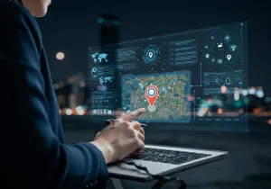 Business Outcomes with Real-Time GPS tracking Visual Business Outcomes with Real-Time GPS tracking illustration