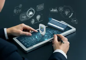 Business Outcomes with GPS tracker ROI Visual Business Outcomes with GPS tracker ROI illustration