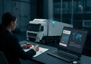 GPS Tracking Implementation Visual Implementation strategy for fleet tracking illustration