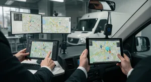 Fleet tracking devices and GPS monitoring systems
